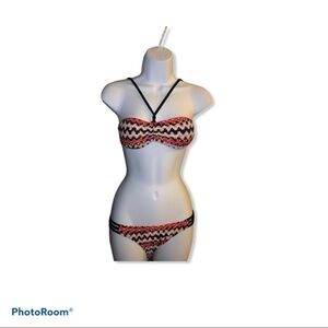 Kirra Xs Zig zag Aztec pattern swim 2 piec…